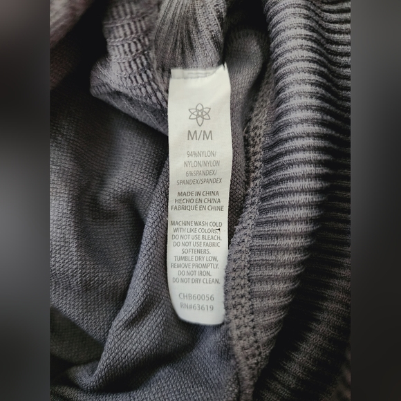 Harmony & Balance Stonewashed Gray Ribbed Set - Picture 13 of 14